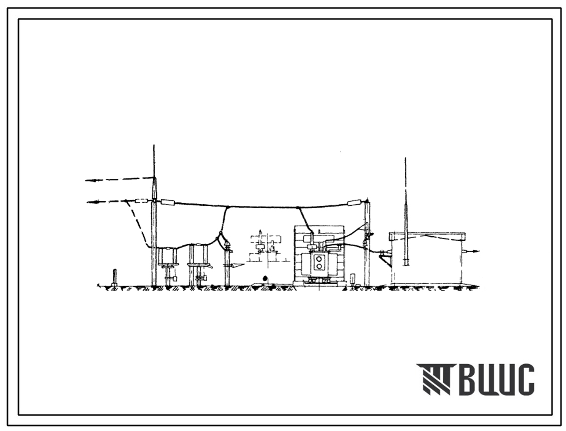 Типовой проект 407-3-88 Подстанция 110/6-10кв с трансформаторами мощностью от 40 до 80Мва с распределением всей мощности по двухцепному токопроводу.