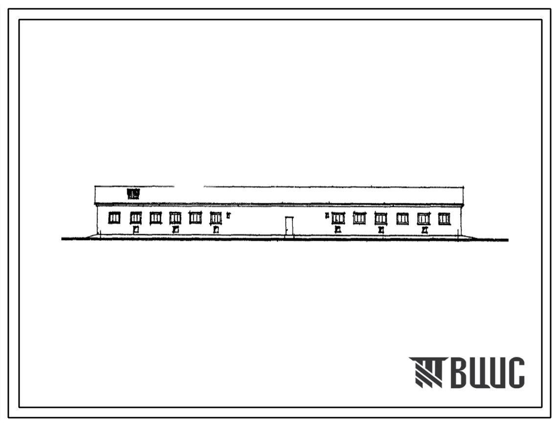 Типовой проект 805-118 Птичник для выращивания молодняка кур от 41 (46) до 140 дней на 12 тыс. голов.