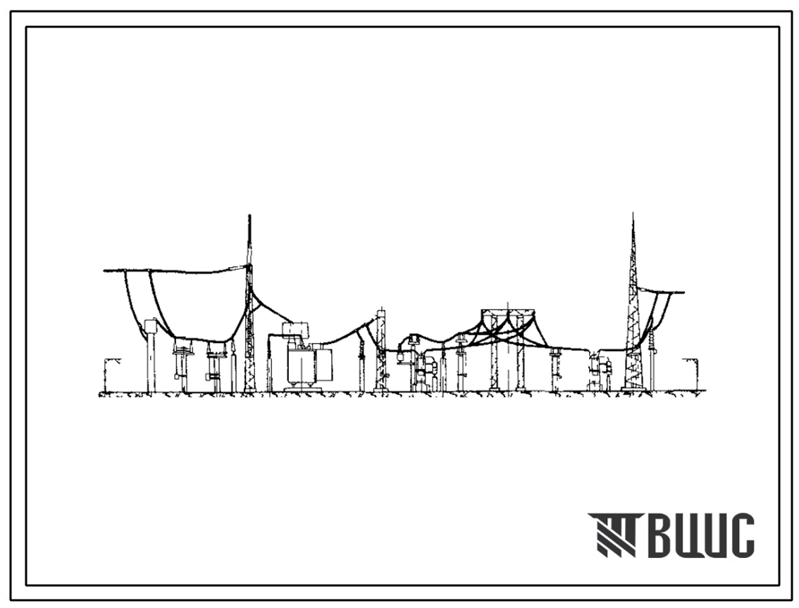 Типовой проект 407-3-10 Унифицированные понижающие трансформаторные подстанции напряжением 110/35/10 кв, мощностью 6300 и 10000 ква.