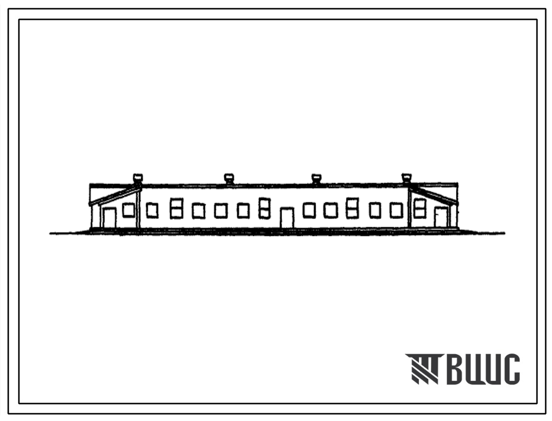 Типовой проект 803-71 Овчарня с баз-навесами на 835 голов молодняка.