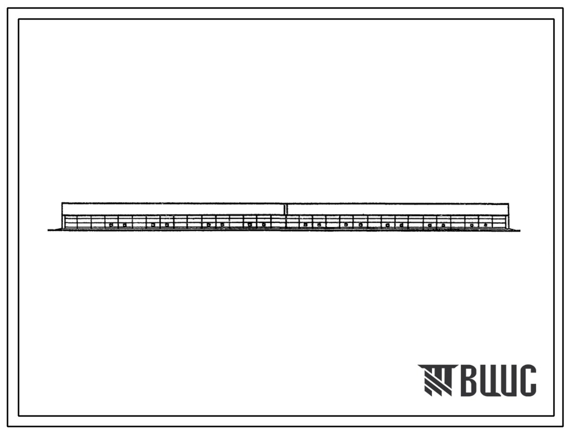 Типовой проект 805-3-3 Птичник для выращивания 54 тыс. бройлеров в клеточных батареях БКМ-3Б. Стены из асбестоцементных панелей