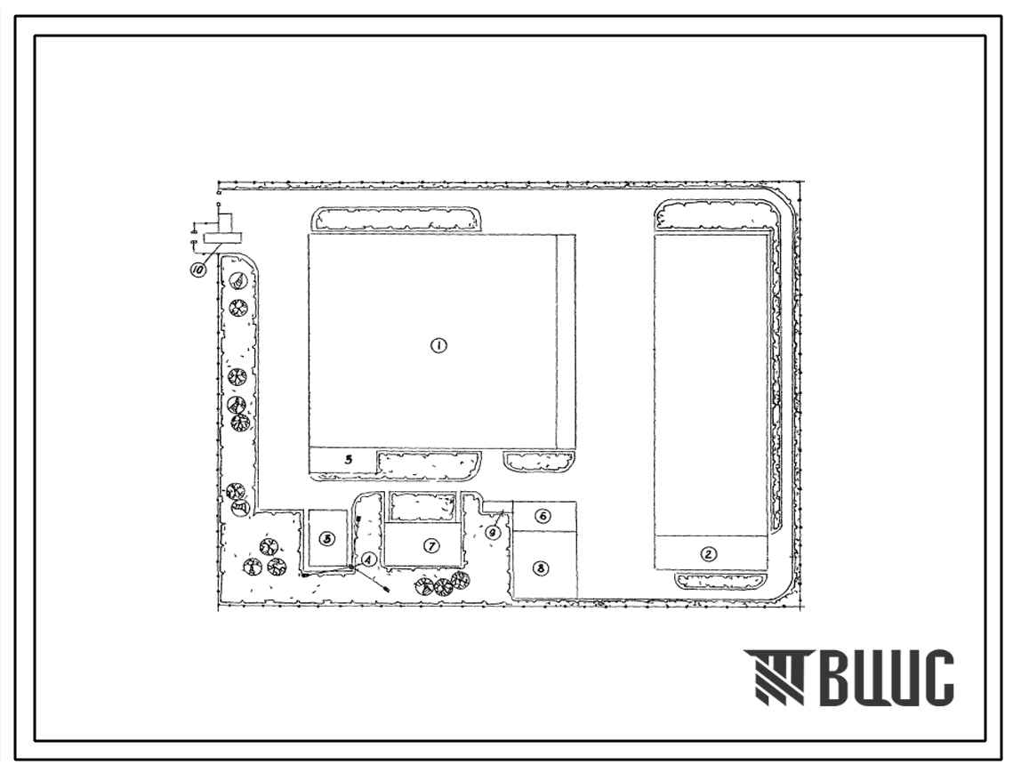 Типовой проект 813-106 Фруктохранилище емкостью 3000 т с цехом товарной обработки производительностью 5000 т плодов в сезон