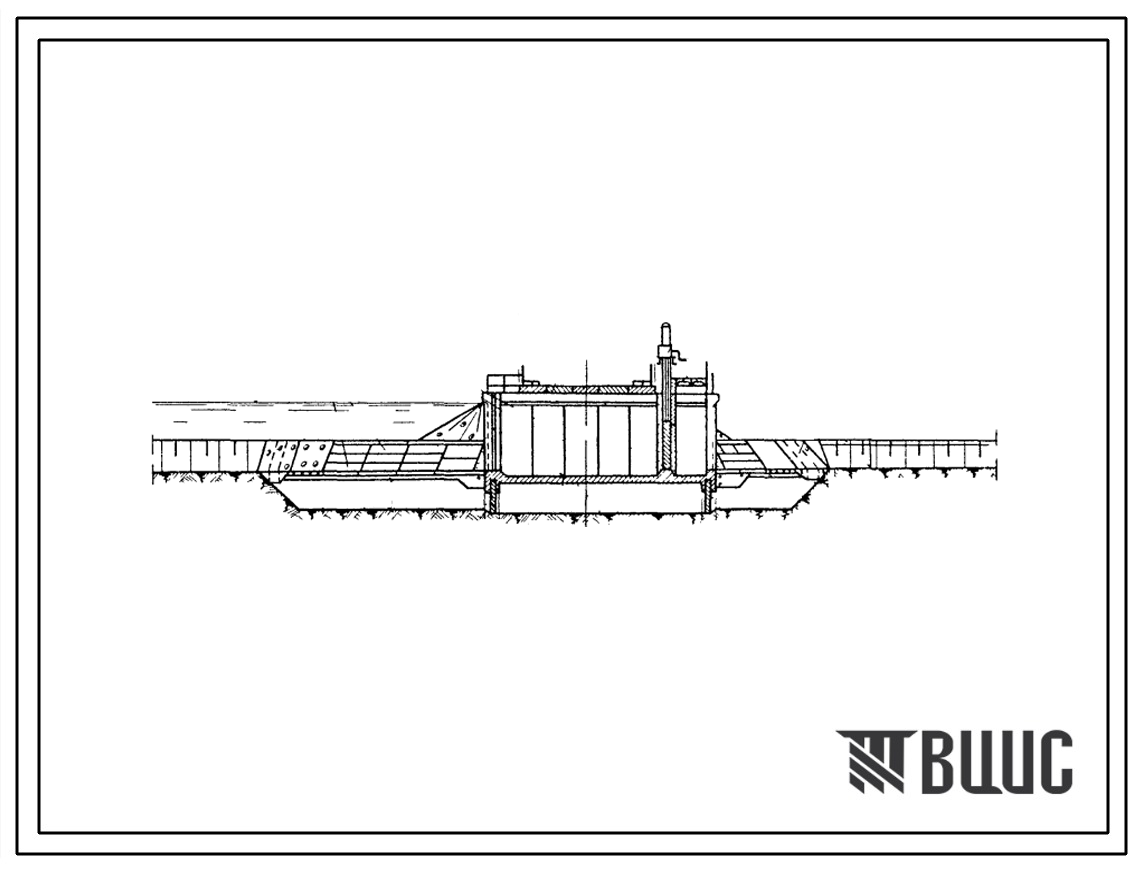 Типовой проект 820-31 Гидротехнические сооружения для осушительных систем из сборного железобетона для условий Дальнего Востока. Шлюзы-регуляторы открытые