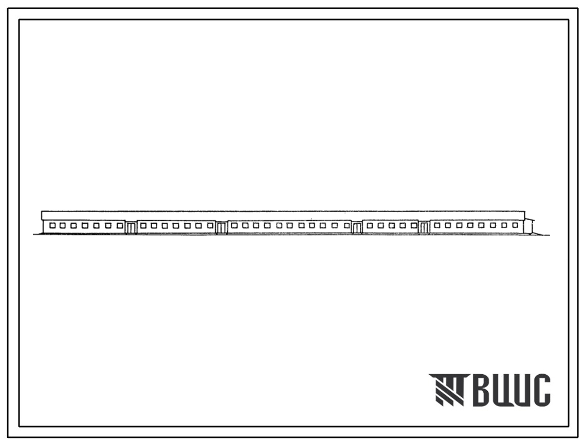 Типовой проект 803-3-89.86 Овчарня для зимнего ягнения на 800 маток (каркас рамный, стены кирпичные и саманные)