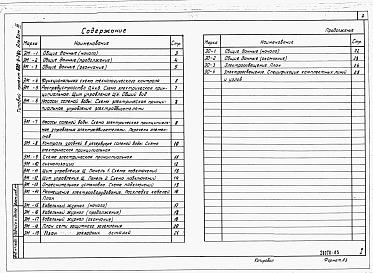 Состав альбома. Типовой проект 820-9-8с.84Альбом 3 Электрооборудование и автоматизация.     