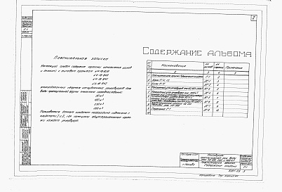 Состав фльбома. Типовой проект 400-0-19c.85Альбом3Комплектовочная ведомость материалов и конструкций, инженерного оборудования.    