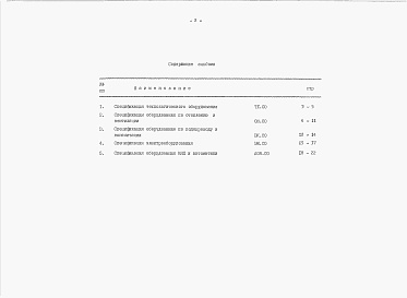 Состав альбома. Типовой проект 801-4-125.86Альбом 5 Спецификация оборудования.     