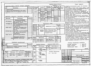 Состав альбома. Типовой проект У.801-9-61.92Альбом 1 Пояснительная записка. Технологические решения. Архитектурные решения. Конструкции железобетонные. Отопление и вентиляция. Электротехнические решения.     