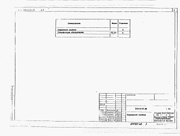 Состав альбома. Типовой проект 503-9-24.88Альбом 2 Спецификации оборудования    