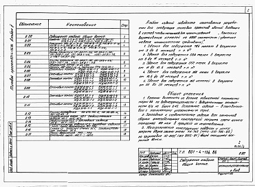 Состав альбома. Типовой проект 801-4-136.86Альбом 2 - Изделия заводского изготовления.      