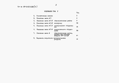 Состав альбома. Типовой проект 801-2-67.13.86Альбом 5 Сметы.