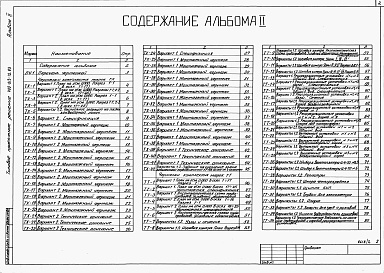 Состав альбома. Типовой проект 409-013-12.83Альбом 2   Технология производства. Технологическое пароснабжение, промпроводки (чертежи).     