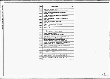 Состав альбома. Типовой проект 409-013-12.83Альбом 4   Конструкции железобетонные. Конструкции металлические. Внутренний водопровод и канализация. Вариант 2.     