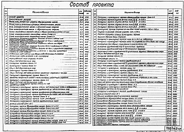 Состав альбома. Типовой проект 501-166Альбом 1 Пешеходные мосты через железные дороги. Рабочие чертежи