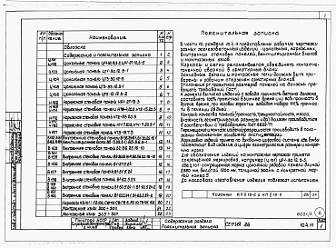 Состав фльбома. Типовой проект 221-1-407.83Раздел 10.4-11  Разные бетонные и железобетонные изделия