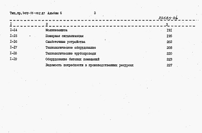 Состав альбома. Типовой проект 409-15-102.87Альбом 6  Сметы  