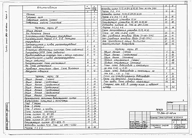 Состав альбома. Типовой проект 264-13-110смАльбом 2 Кинотехнологические, санитарно-технические, электротехнические чартежи. Автоматизация санитарно-технических систем