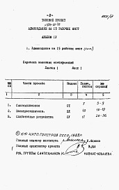 Состав фльбома. Типовой проект 264-20-56Альбом 4 Заказные спецификации