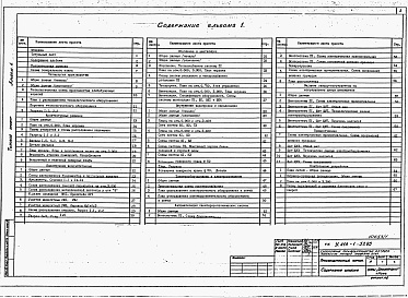 Состав альбома. Типовой проект У.414-1-52.95Альбом 1 Пояснительная записка. Технология производства. Архитектурные решения. Конструкции железобетонные. Отопление и вентиляция. Внутренние водопровод и канализация. Электрооборудование и электроосвещение. Автоматизация санитарно-технических систем. За