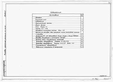 Состав фльбома. Типовой проект 413-1-063.88Альбом 1 Пояснительная записка и строительные чертежи. Спецификации оборудования. Ведомости потребности в материалах.     