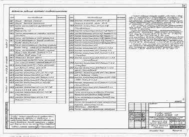 Состав альбома. Типовой проект А-II,III,IV-150-82/83Альбом 2 Архитектурно-строительные решения. (для сухих грунтов)