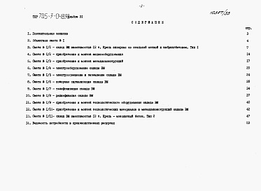 Состав фльбома. Типовой проект 705-3-048.90Альбом 31 Сметы.