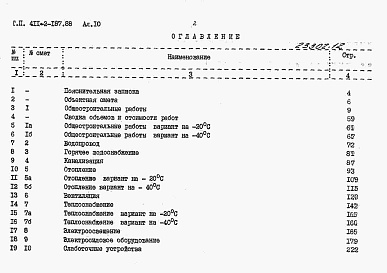 Состав альбома. Типовой проект 411-2-187.88Альбом 10  Книги 1 и 2. Сметы.      