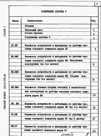 Состав фльбома. Типовой проект 411-2-178.86Альбом 3   Ведомости потребности в материалах.      