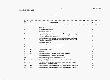 Состав альбома. Типовой проект 901-1-97.88Альбом 10 Часть 1 Сметная документация. Часть 1,2