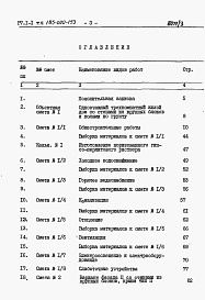 Состав альбома. Типовой проект 185-000-153Альбом 3 Сметы