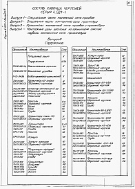 Состав альбома. Серия 4.507-1 УнифицированныеВыпуск 3 Кронштейны контактной сети трамвая и троллейбуса