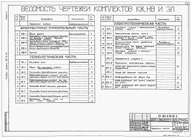 Состав фльбома. Типовой проект 901-6-56Альбом 2 Двухсекционные градирни