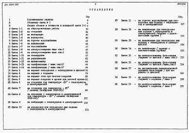 Состав фльбома. Типовой проект 24-0211.86Альбом 2 Часть 7 Раздел 7-1 Сметы на блок секцию