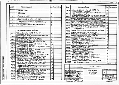 Состав фльбома. Типовой проект 113-24-73/1.2Альбом 3 Примененный из ТП 113-24-82/1.2 Изделия заводского изготовления