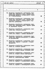 Состав фльбома. Типовой проект 113-24-73/1.2Альбом 5 Ведомости потребности в материалах