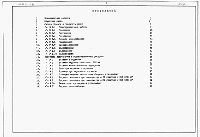 Состав альбома. Типовой проект 144-24-291.13.88Альбом 3 Сметы