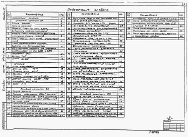 Состав альбома. Типовой проект 902-1-101.85Альбом 3 Архитектурно-строительные решения. Надземная часть. Общие чертежи, узлы и детали.(из тп 902-1-99.85)          