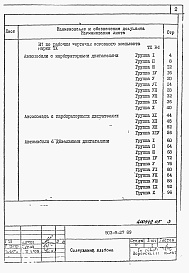 Состав альбома. Типовой проект 503-9-27.89Альбом 4 Ведомости потребности в материалах    