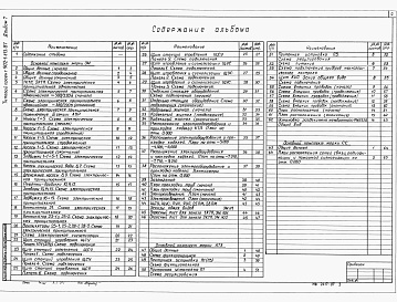 Состав альбома. Типовой проект 902-1-117.87Альбом 7 Электротехническая часть. Технологический контроль. Связь и сигнализация (из т.п. 902-1-113.87).     