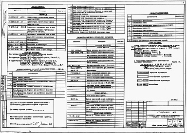 Состав фльбома. Типовой проект 67-047с.13.87Альбом 1 Архитектурно-строительные чертежи ниже отм. 0.000. Архитектурно-строительные, санитарно-технические и электротехнические чертежи выше отм. 0.000  