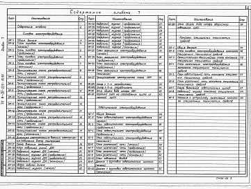 Состав альбома. Типовой проект В-IV-225-50.90Альбом 7 Электросиловое оборудование. Электоосвещение. Электротехническая часть.     