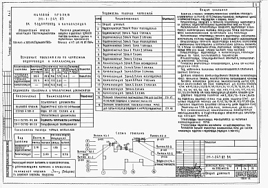 Состав фльбома. Типовой проект 211-1-247.83Альбом 2 Водопровод и канализация. Холодоснабжение. Электроснабжение и силовое электрооборудование. Связь и сигнализация.Автоматизация устройств инженерного оборудования