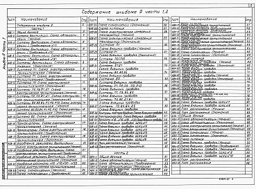 Состав альбома. Типовой проект В-IV-75-49.89Альбом 9 Автоматизация отопления и вентиляции. Автоматизация водопровода и канализации. Автоматизация защитных устройств.     