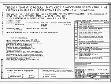 Состав альбома. Типовой проект 135-0159/1.2Альбом 1 Часть 0-1 Архитектурно-строительные чертежи ниже отм.0.000 Раздел 01-1 Здание с ленточными фундаментами