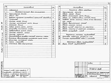 Состав альбома. Типовой проект 903-9-15сп.86Альбом 8 Технология монтажа