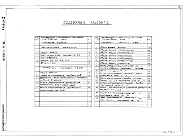 Состав фльбома. Типовой проект 902-5-53.88Альбом 2 Архитектурные решения    Конструкции железобетонные    Конструкции металлические    (из ТП 902-5-54.88)    