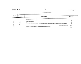 Состав фльбома. Типовой проект 902-1-54Альбом 15.84 Сметы (глубина заложения подводящего коллектора 4,0 м). Подземная часть (вариант из монолитного железобетона).     