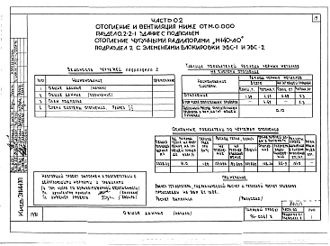 Состав альбома. Типовой проект 96-036.2Альбом 1 Часть 01 Архитектурно-строительные чертежи ниже отм.0.000. Часть 02 Отопление и вентиляция ниже отм.0.000. Часть 03 Водоснабжение и канализация ниже отм.0.000