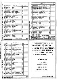 Состав альбома. Шифр 11.80-ТНО СредстваВыпуск 029 Центры универсальные НББ-00-00-00