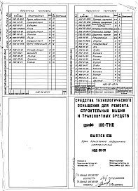 Состав альбома. Шифр 11.80-ТНО СредстваВыпуск 036 Кран консольный поворотный электрический НВЕ-00-00